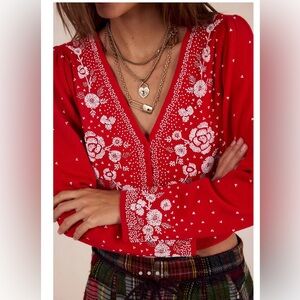 Happy Holidays cardi NWT